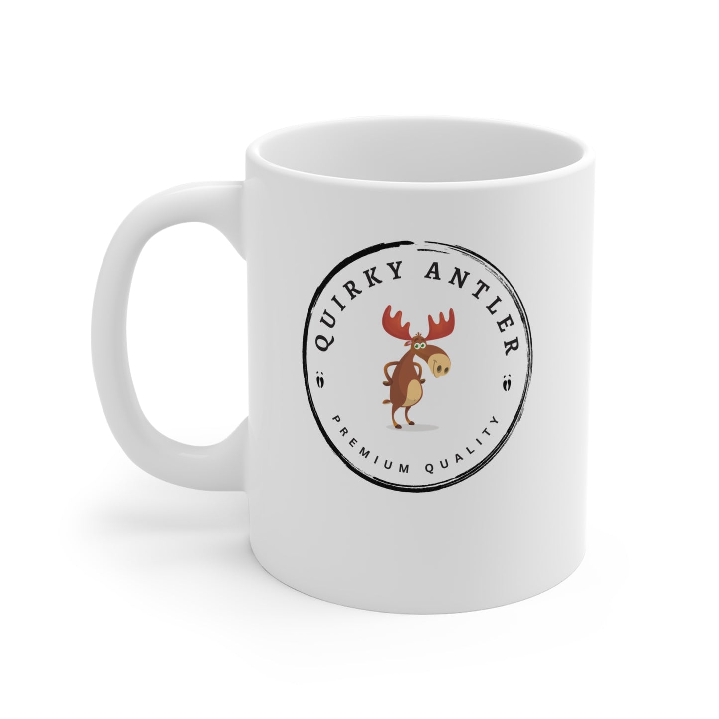 Quirky Antler Premium Quality Mug - 11oz