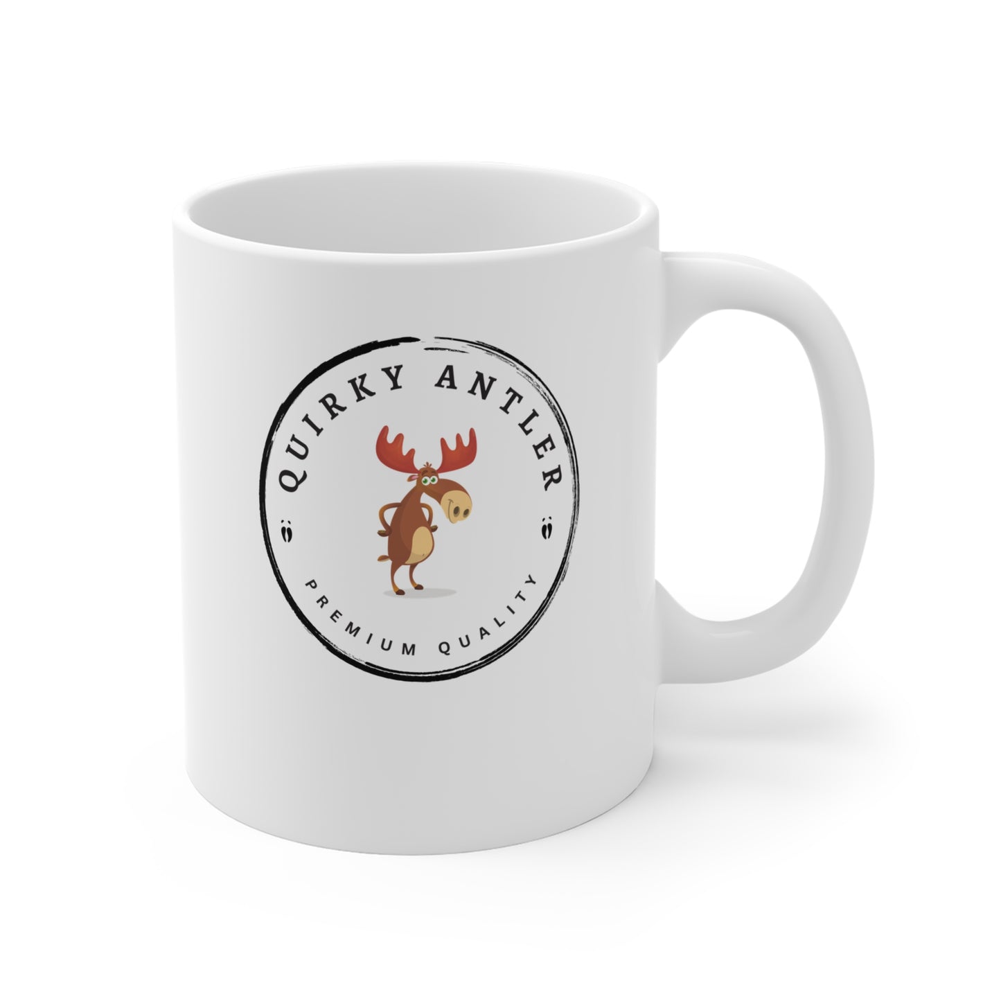 Quirky Antler Premium Quality Mug - 11oz