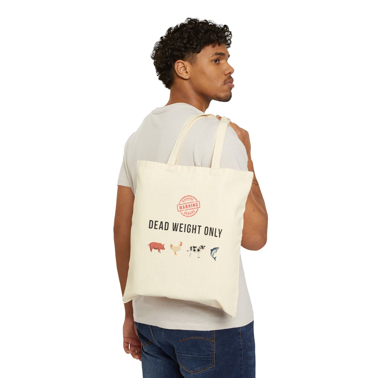 Tote Like You Mean It. Canvas Tote Bag.
