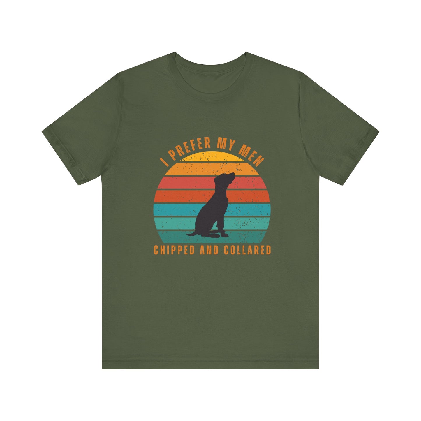 Chipped and Collared – Funny Graphic T-Shirt.