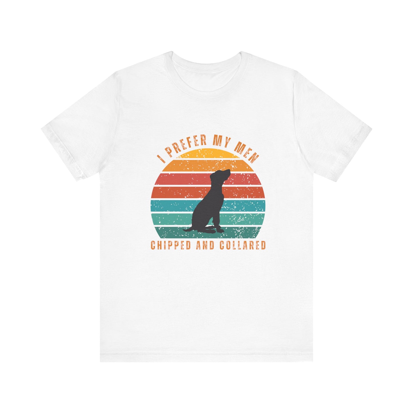 Chipped and Collared – Funny Graphic T-Shirt.
