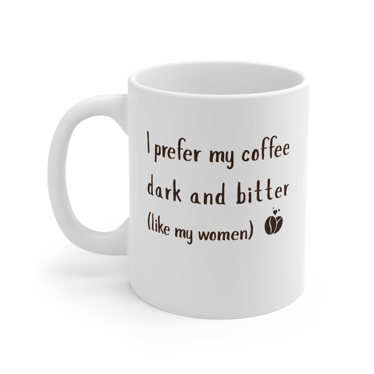 Unique Coffee Mug: Dark and Bitter